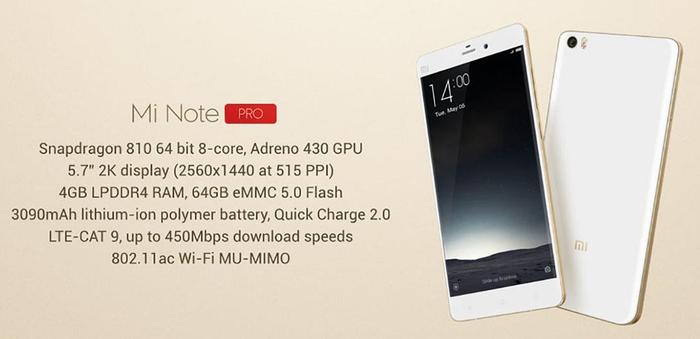 xiaomi mi note pro